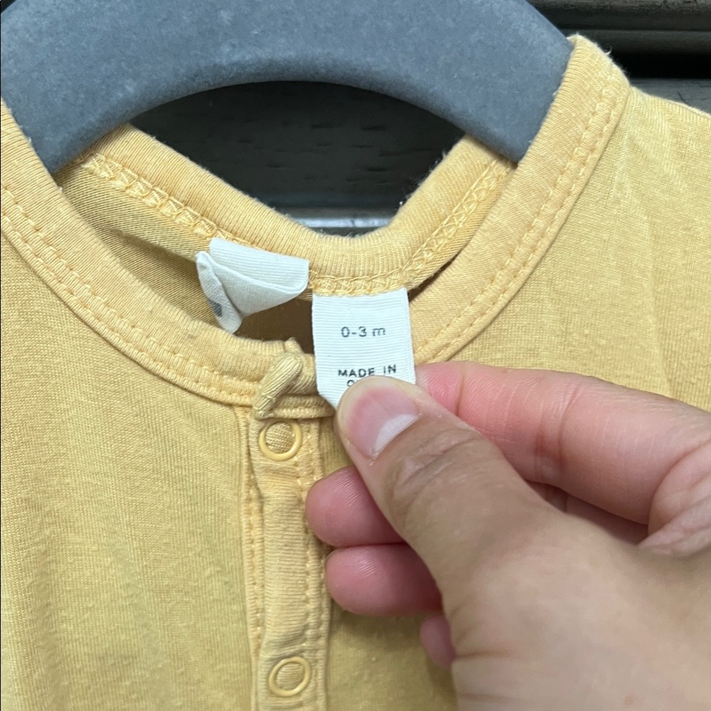 Kyte BABY Yellow Sleeveless One Piece - Picture 2 of 2